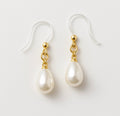 The Classic Pearl – Plastic Post Drop Earrings for Sensitive Ears